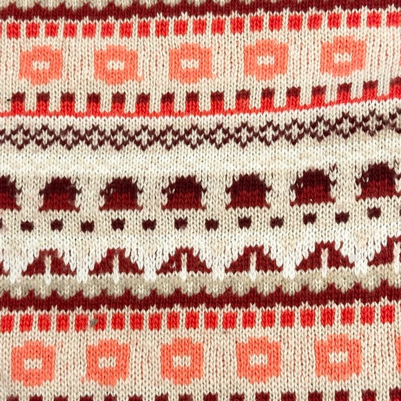 J. Crew Cream and Red Fair Isle Crew Neck Sweater - Picture 6 of 12